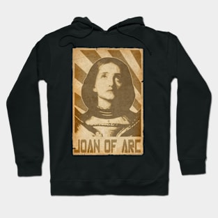 Joan Of Arc Jeanne D'Arc Retro Propaganda Hoodie